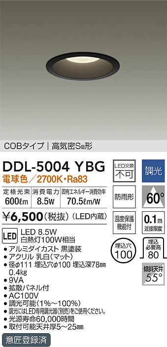 ダウンライト DDL-5286WG 8台セット ☆バラ売り要相談☆ | www.jkapri.com