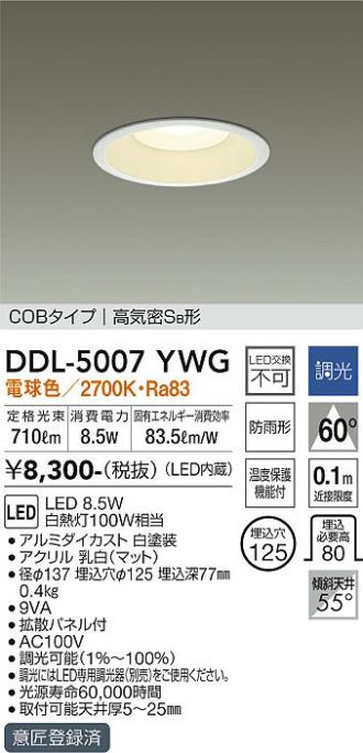 新品未使用】大光 DDL-18031E 白熱灯スポットダウンライト 2個セット