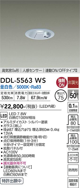 DDL-5563WS