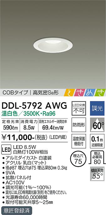 DDL-5792AWG