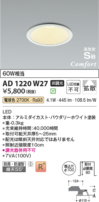 AD1220W27