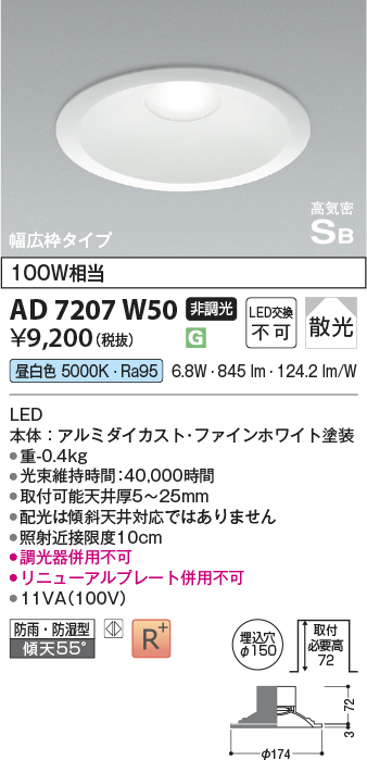 AD7207W50