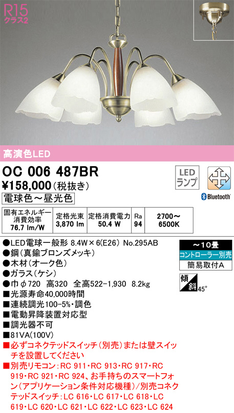 ODELIC 【OC125012LR】オーデリック 和風照明 ペンダンライト 10畳 LED 電球色 調光器不可 