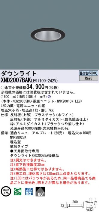 Panasonic(パナソニック) 激安販売 照明のブライト ～ 商品一覧204ページ目